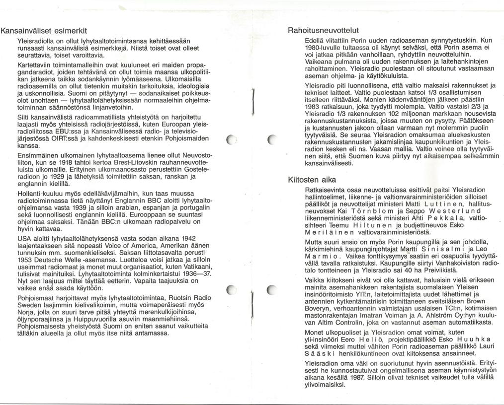 Kiurun puhe s 4-5  1988 Porissa